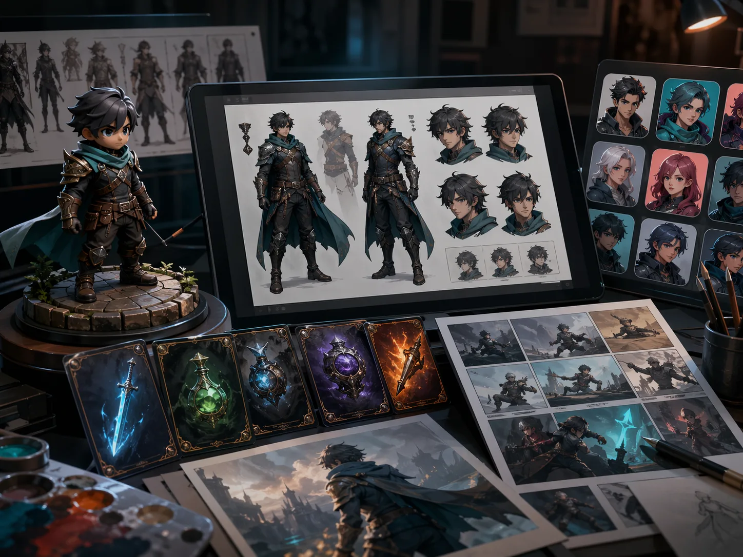 Consistent products, characters, and brand visuals