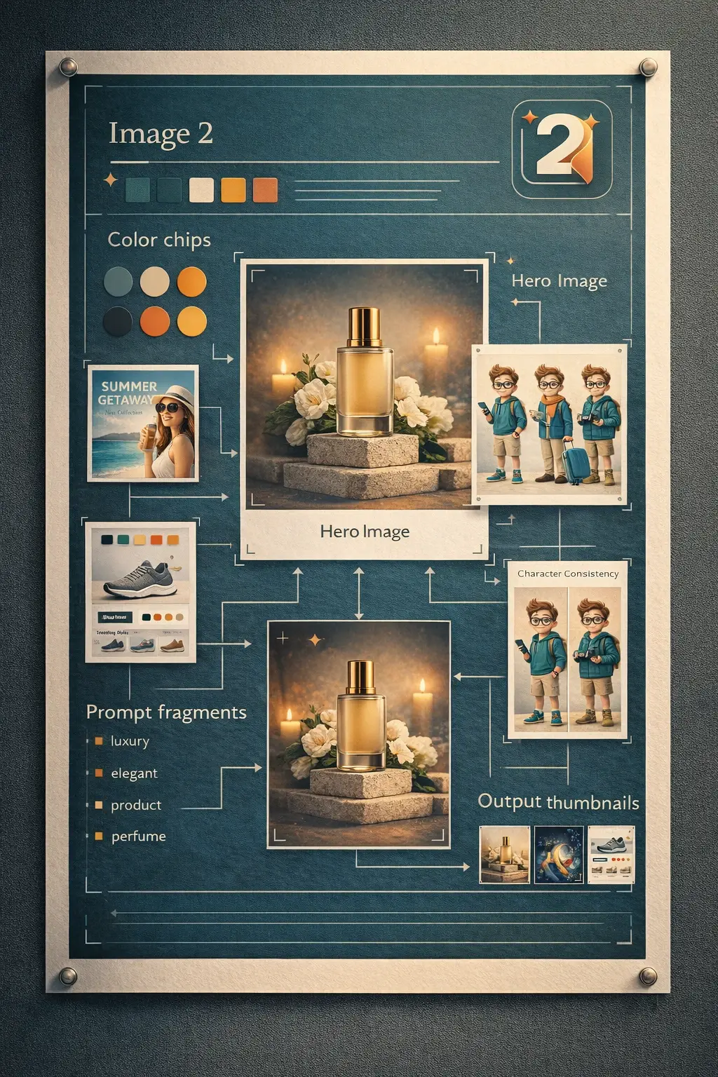 Text-to-image generation from detailed prompts